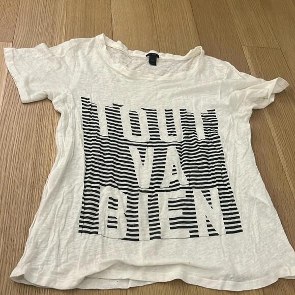 J. Crew Tops - Jcrew women’s Tout La Bien t-shirt size xxs [COPY]